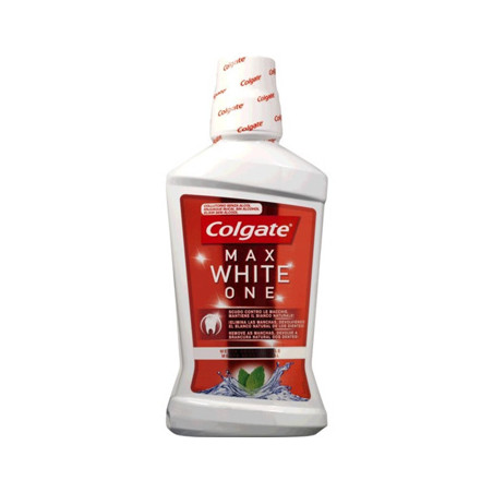 Elixir Bucal COLGATE Max White One 500ml - Dentes Brancos e Luminosos para um Sorriso Radiante