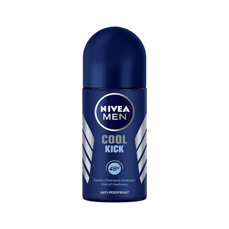 Desodorizante Roll-On NIVEA Men Cool Kick 50ml | Frescura e Proteção Duradoura