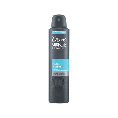 Desodorizante Spray Dove Men Clean Comfort 250ml: Proteção e Frescura Duradouras para Homens