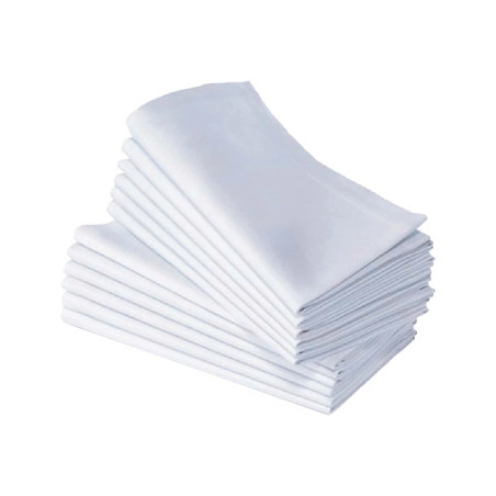 Guardanapos de Tecido Branco 50x50cm - Unidade Perfeita para Uma Mesa Elegante