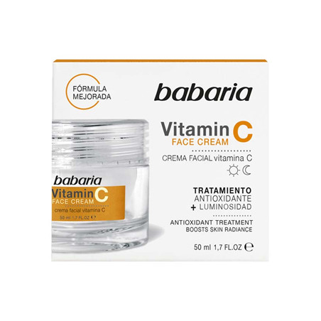 Creme Facial Babaria Antioxidante com Vitamina C - 50ml: Proteção e Renovação da Pele para um Rosto Radiante