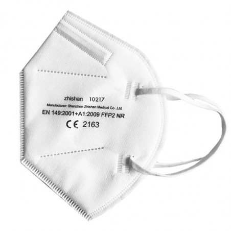 Máscara Descartável FFP2 - Pacote com 20 unidades, embalagem individual para maior proteção