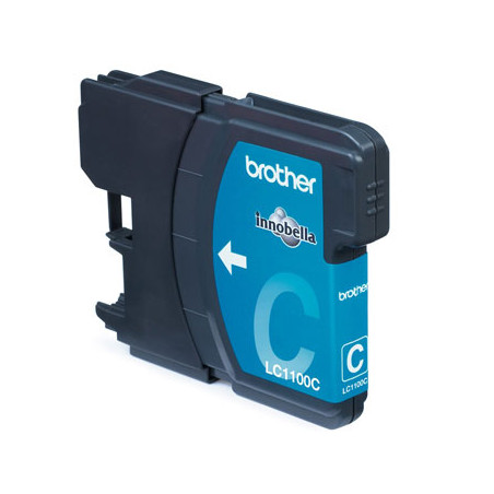 Tinteiro Brother LC1100C Azul - Capacidade de 5,5ml - Imprime até 325 páginas