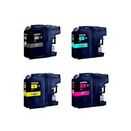 Pacote de Tinteiros Brother LC121VALBP com 4 Cores para Impressora