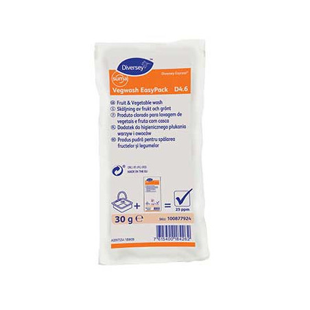 Higienizante Suma Vegwash Easypack de D4.6 30grx50 Saquetas