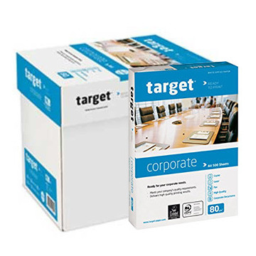 Papel 80gr Fotocopia A3 Target (Corporate) 5x500 Folhas 