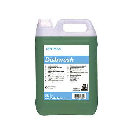 Detergente Manual de Loiça OPTIMAX Dishwash 5 Litros - Limpeza Poderosa para uma Loiça Impecável