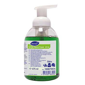 Detergente Manual Loiça Suma Quick Foam D1.6 475ml 