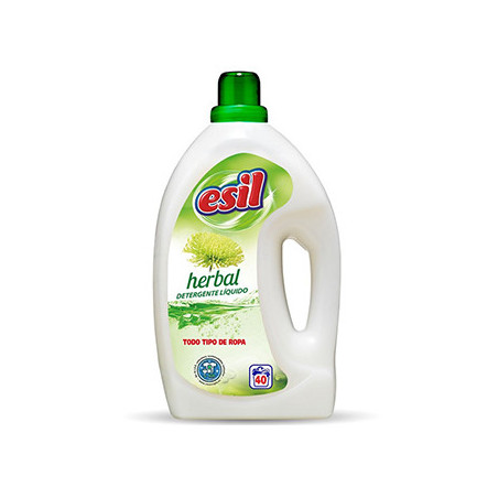 Detergente Líquido para Máquina de Roupa Esil Herbal 40 Doses 3 Litros - Cuida das suas roupas com uma limpeza poderosa!