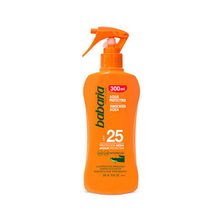 Protetor Solar Babaria Aloe Vera SPF25 em Spray: A Fórmula Perfeita para uma Proteção Solar Eficiente de 300ml