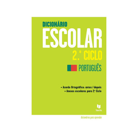  Dicionário Escolar de Português para o 2º Ciclo: Amplia o Teu Repertório de Palavras!