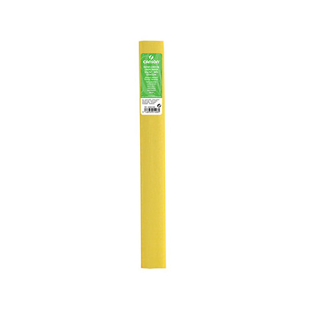  Papel Crepe Amarelo Palha 50x250cm Canson Premium