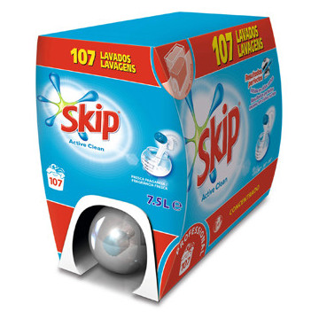 Detergente Líquido Máquina Roupa Skip Pro Active 107 Doses 