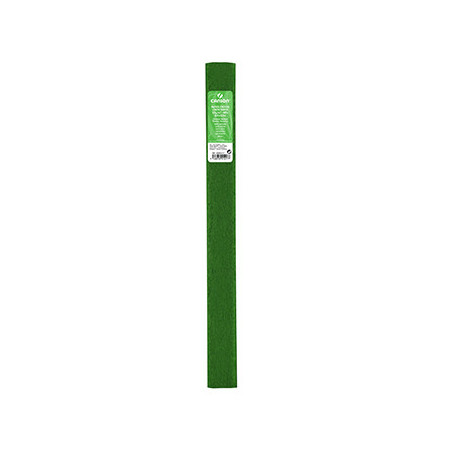  Papel Crepe Verde Feto 50x250cm Canson - Ideal para Artesanato e Decoração