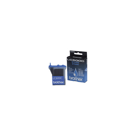 Tinteiro Azul Brother LC600C - Impressão Colorida de Alta Qualidade até 400 Páginas