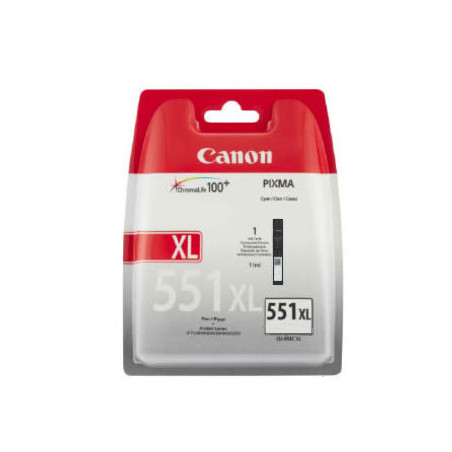 Tinteiro Canon 551XL Cinzento com alta capacidade - Ideal para impressões duradouras - 6447B001 (11ml, 275 Páginas)
