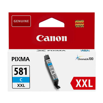 Tinteiro Canon 581XXL Azul...