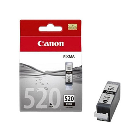 Tinteiro Canon 520 Preto 2932B001 - Alta capacidade de 19ml - Rende até 325 páginas