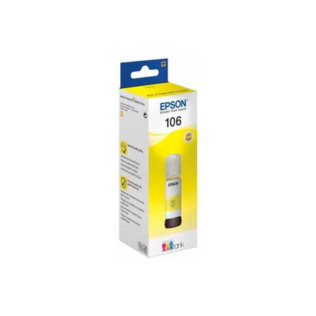 Tinteiro Epson 106 Amarela C13T00R440 - 70ml, Rendimento de 5000 páginas