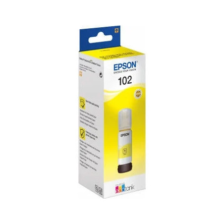 Tinteiro Epson 102 Amarelo de Alta Capacidade - C13T03R440 - 70ml - 6000 Páginas