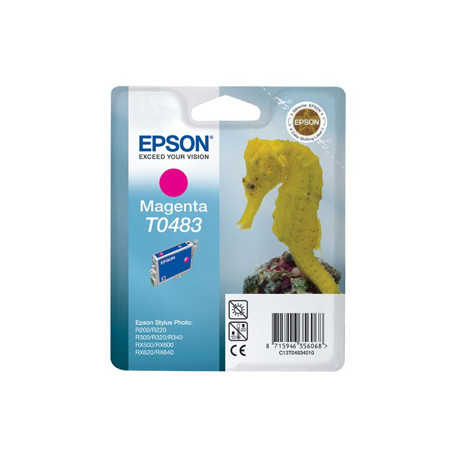 Tinteiro Epson T0483 Magenta C13T04834020 13ml - Tinta de Alta Qualidade para Impressões Vibrantes