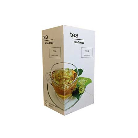 Chá de tília em sachês NewCoffee - Pacote com 25 unidades