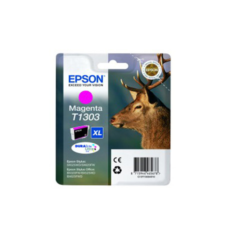 Tinteiro Epson T1303 Magenta - C13T13034010 | 10,1ml | 755 Páginas