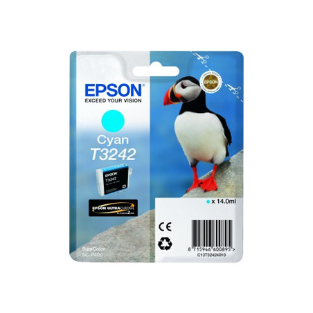 Tinteiro Epson T3242 Azul C13T32424010 - 14ml de tinta para 980 páginas 