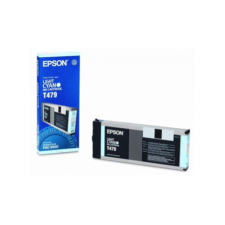 Tinteiro Epson T479 Azul Claro C13T479011 220ml - Ideal para Impressões Vibrantes