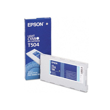 Tinteiro Epson T504 Azul Claro de Alta Capacidade - 500ml