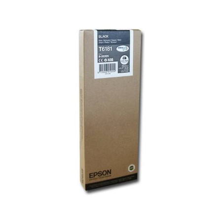 Tinteiro Epson T6181 Preto - Rendimento: 8000 Páginas - C13T618100 - 198ml