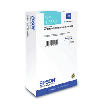Tinteiro Epson T7552 Azul...