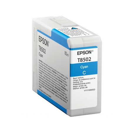 Tinteiro Epson T8502 Azul C13T850200 de 80ml para Impressoras Epson