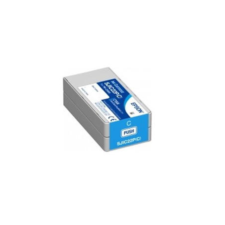 Tinteiro Epson SJIC22P Azul C33S020602 32,5ml - Tinta de Alta Qualidade para Impressões Perfeitas