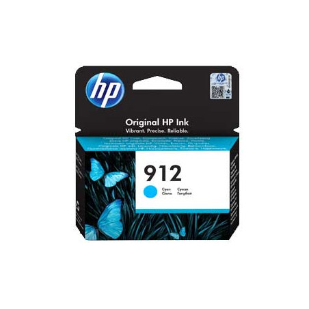 Tinteiro HP 912 Azul - Original, 3ml, Rendimento de até 315 Páginas