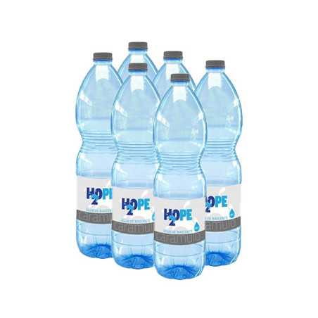 Água de Nascente H2OPE: Desfrute de uma Sensação Refrescante e Pureza Garantida - Pack de 6 Unidades de 1,5 Litros