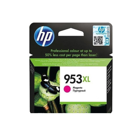Tinteiro HP 953XL Magenta F6U17AE - Alta capacidade de 20ml, Imprime até 1600 páginas