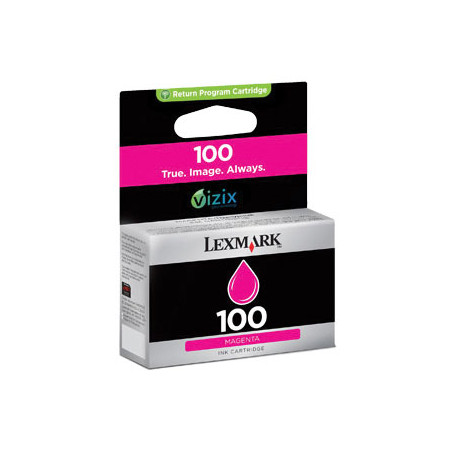 Tinteiro LEXMARK Retorno de Tinta Magenta 100 - Modelo 14N0901E (200 Páginas)