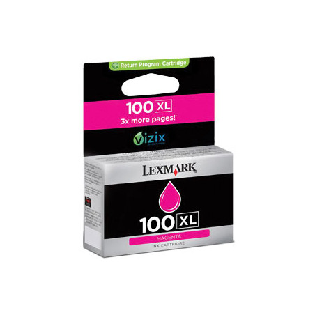 Tinteiro Lexmark 100XL Magenta 14N1070E - Imprima até 600 páginas!