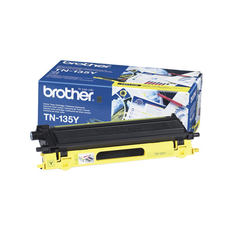Toner Compatível Brother TN-135Y Amarelo - Imprima até 4000 páginas!