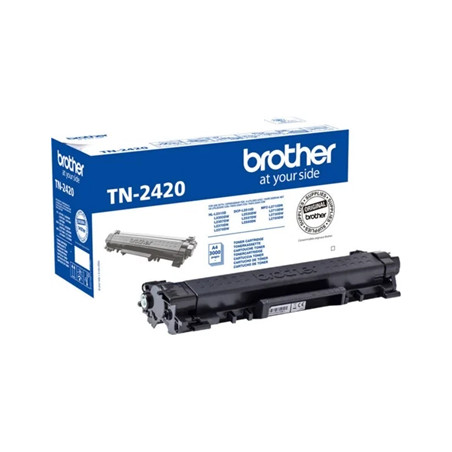 Conjunto de Toner Brother TN-2420 Preto - Imprima até 6000 páginas - Pacote com 2 unidades de toner