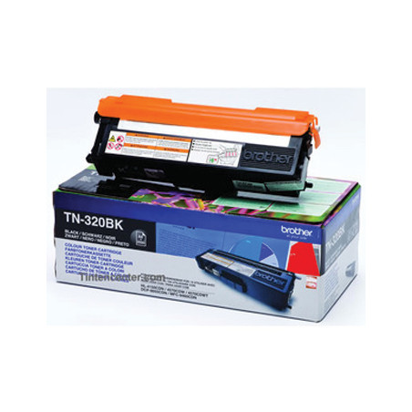 Toner Brother TN-320BK Preto para Impressoras - Rendimento de 2500 Páginas