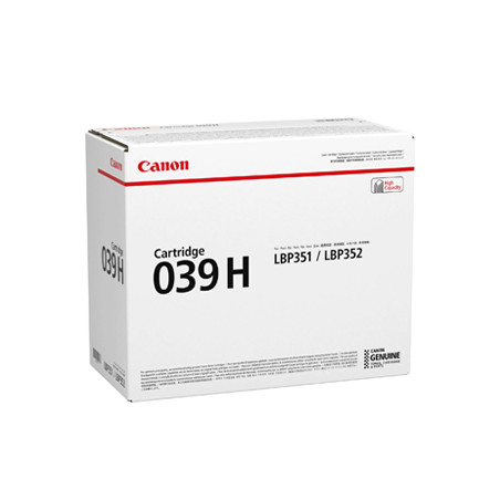  Toner Canon 039H Preto 0288C001 - Imprima até 25000 páginas com qualidade surpreendente