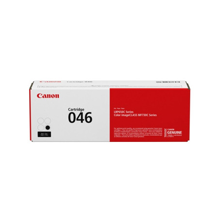 Toner Canon 046 Preto 1250C002 - Rendimento de 2200 páginas para impressão de alta qualidade