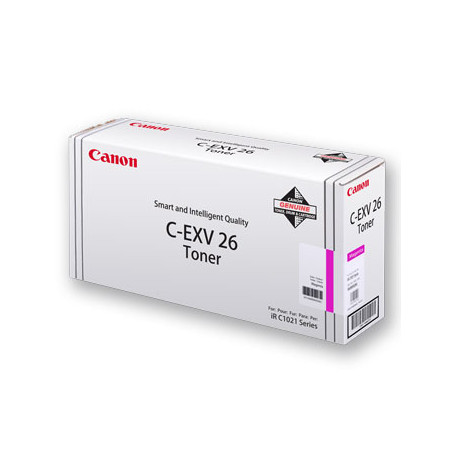 Tonner Canon C-EXV 26 Magenta 1658B006 - Rendimento de 6000 páginas