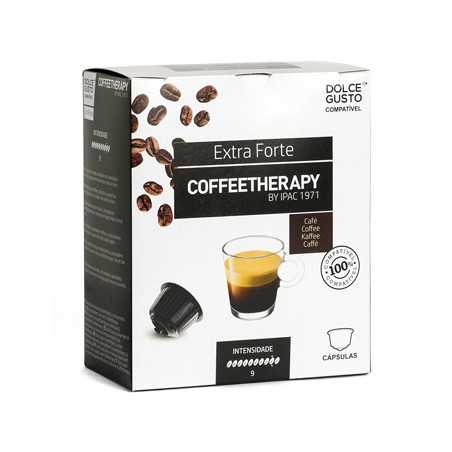 Intensifique o seu Dia com as Cápsulas CoffeeTherapy Extra Forte DG - 16 Unidades