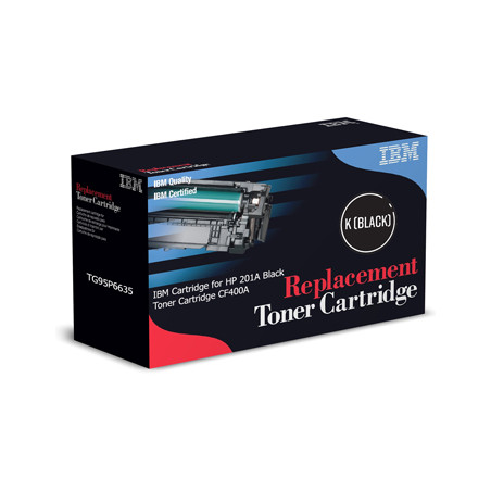 Toner IBM para HP 201A Preto CF400A - Rendimento de 1500 Páginas
