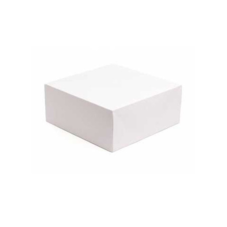 Pacote de 50 Caixas de Cartolina Branca 33x33x9,5cm - Ideal para Presentes e Armazenamento