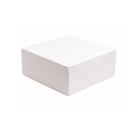 Caixa de Cartolina Branca 38x28x9,5cm - Pacote com 50 unidades