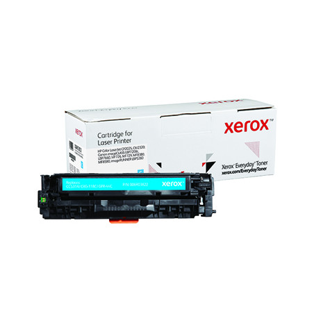 Toner XEROX Everyday HP 304A Azul CC531A - Alto Rendimento de Impressões em 2800 Páginas